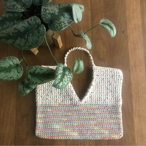 Crochet tote bag